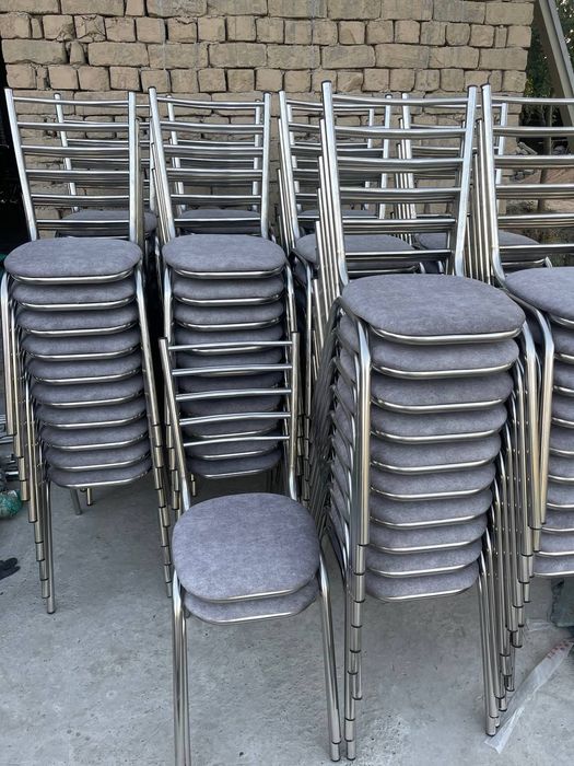 стол стул 30 декабиргача АКСИЯ из нержавейки