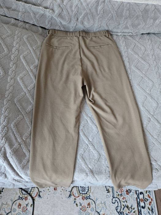 бежевые бананки клетчатые