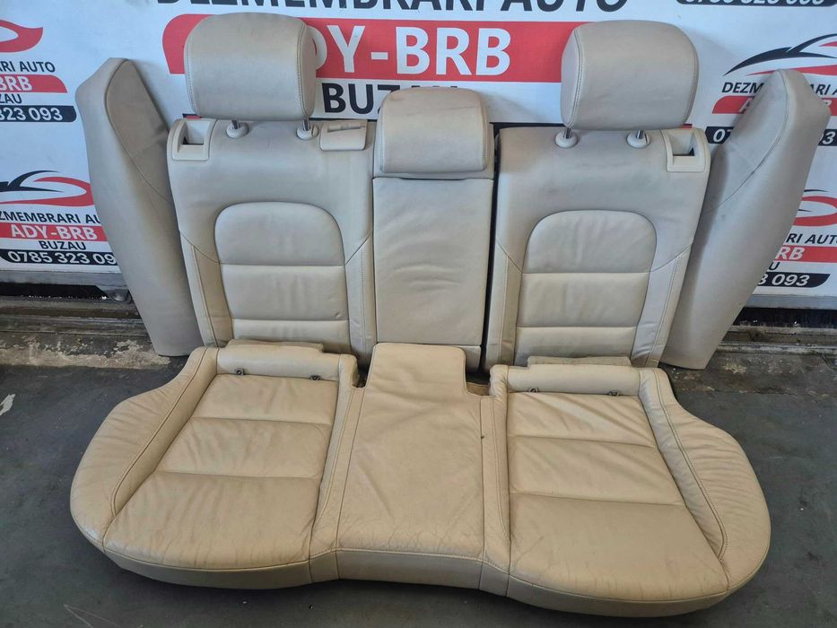 Interior din piele cu incalzire Skoda Superb 2 an 2012 bancheta incalzita