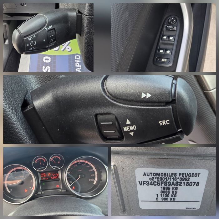 Pugeot 308 An 2010 1.6 benzina 150.000 km cutie automata