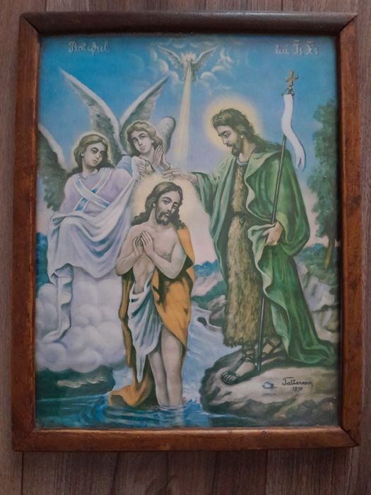 Icoană-Botezul Domnului