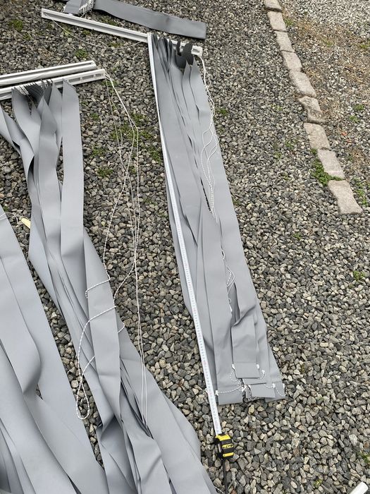 Сиви вертикални щори Солис 5бр