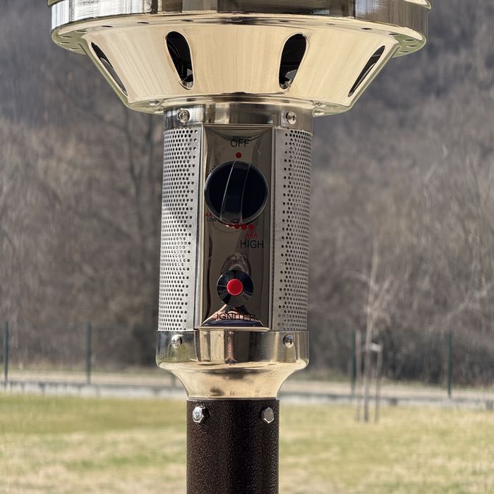 Външен газов отоплител тип “гъба” - 12.5kW отпл. мощност - като нов