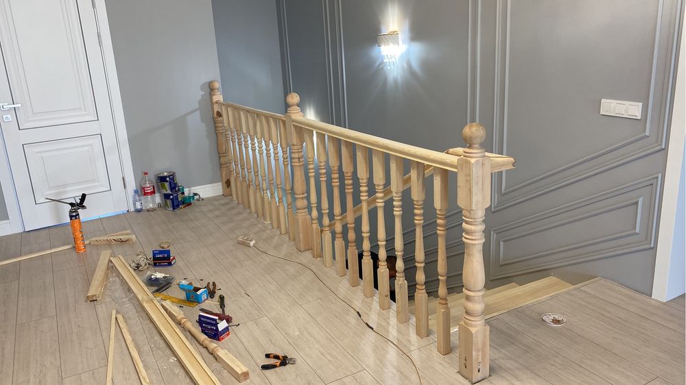 Лестницы деревянные