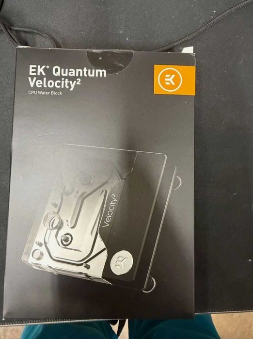 Водоблок EK-Quantum Velocity² D-RGB - AM5 Nickel + Plexi