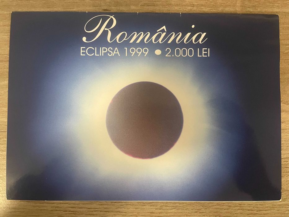 Bancnota 2000 LEI eclipsa 1999 editie speciala, necirculata