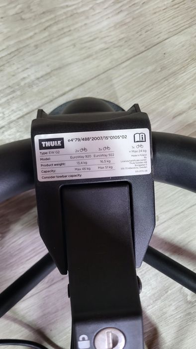 Suport Thule pe carlig