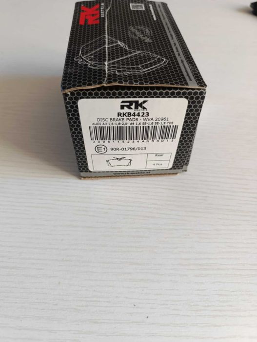 Нови задни накладки RK RKB4423 за Audi A3 и A4