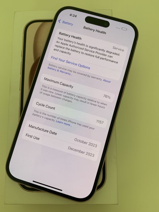 iPhone 15,128GB, Neverlocked