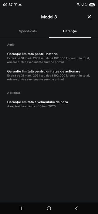 Tesla M3 Long Range AWD 2023 Unic proprietar