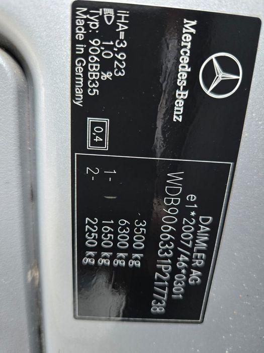 Mercedes sprinter 2016  model 316  cutie automata 7 G 7 locuri
