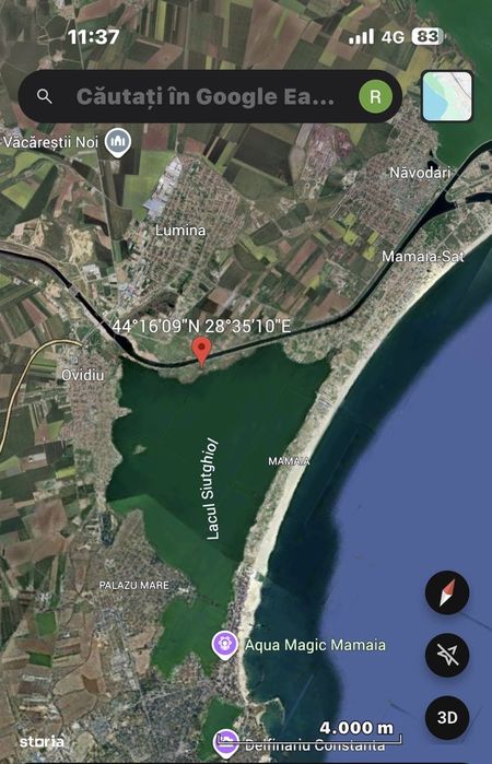 Teren malul lacului Siutghol Ovidiu