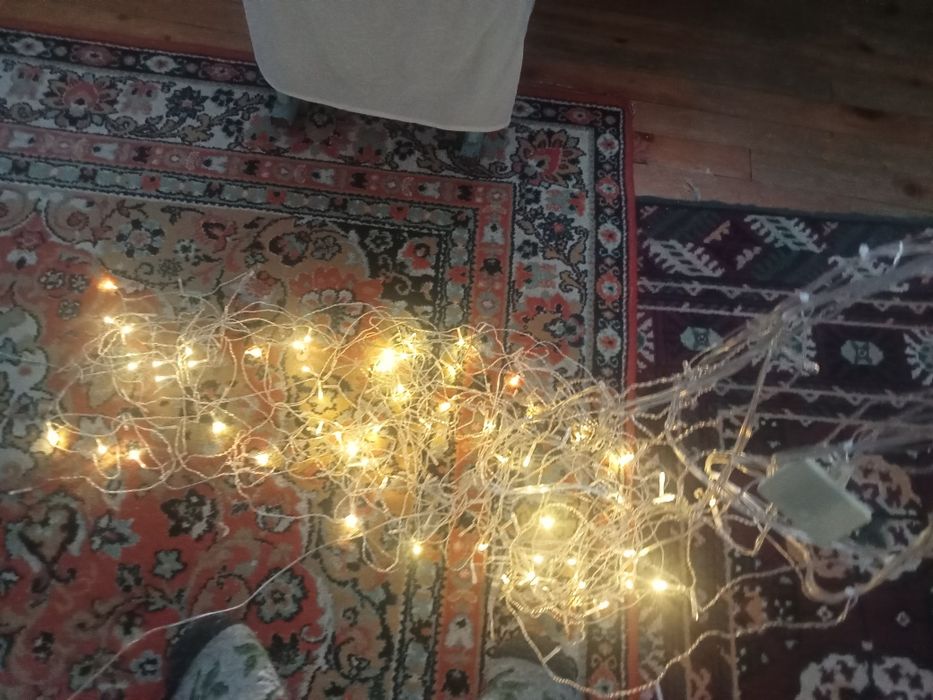 Гирлянды дождик состояние отличное