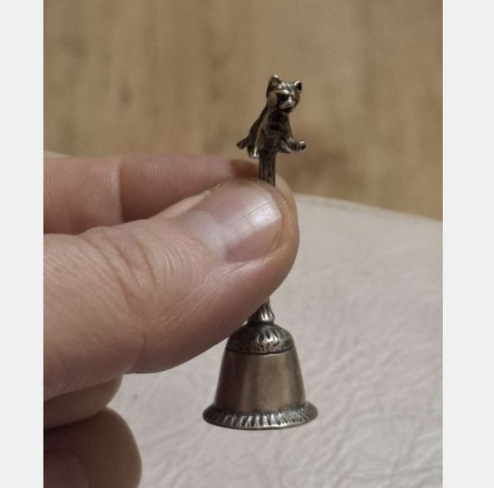 Pisicuța clopoțel argint 10gr
