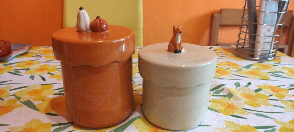 Керамични кухненски контейнери, буркани за съхранение - 6 €