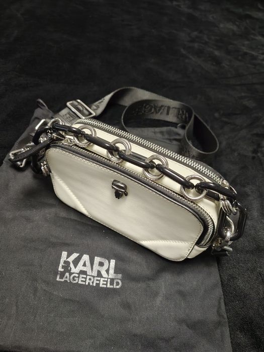 Geanta Karl Lagerfeld, piele naturala, originala