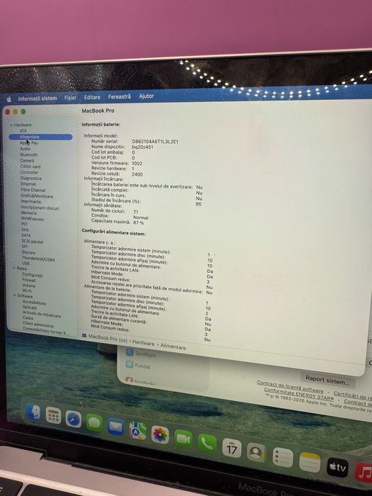 Macbook Pro M1 256GB •Amanet Matei Crangasi•