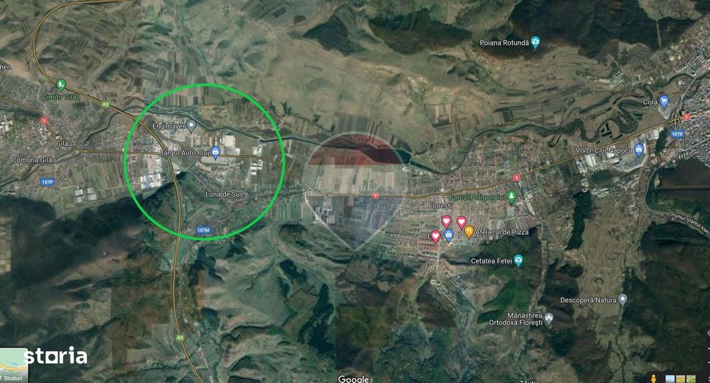 Teren de închiriat 8500 mp, zonade de vest