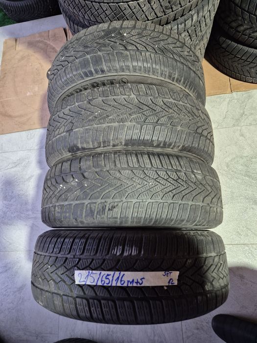 Vând cauciucuri 215/65/16 M+S set complet imp Germania