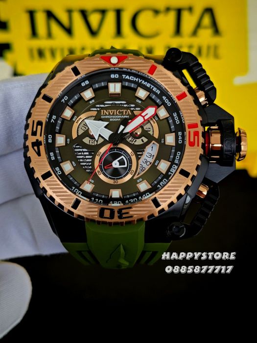 INVICTA Optimus Army green 66 mm, Инвикта нов ръчен часовник