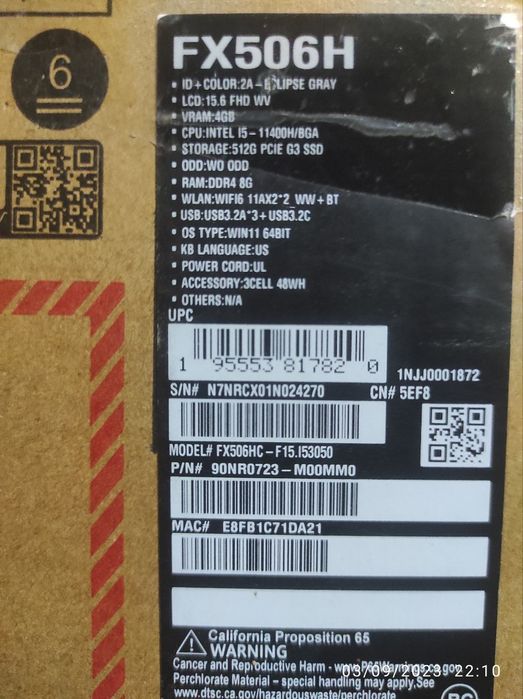 Asus tuf  f15 gaming laptop