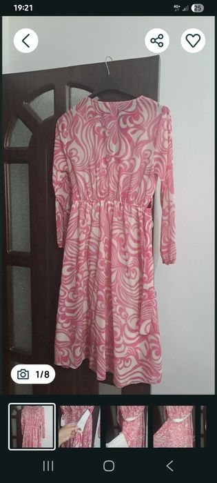 Rochiei roz,rochie verde