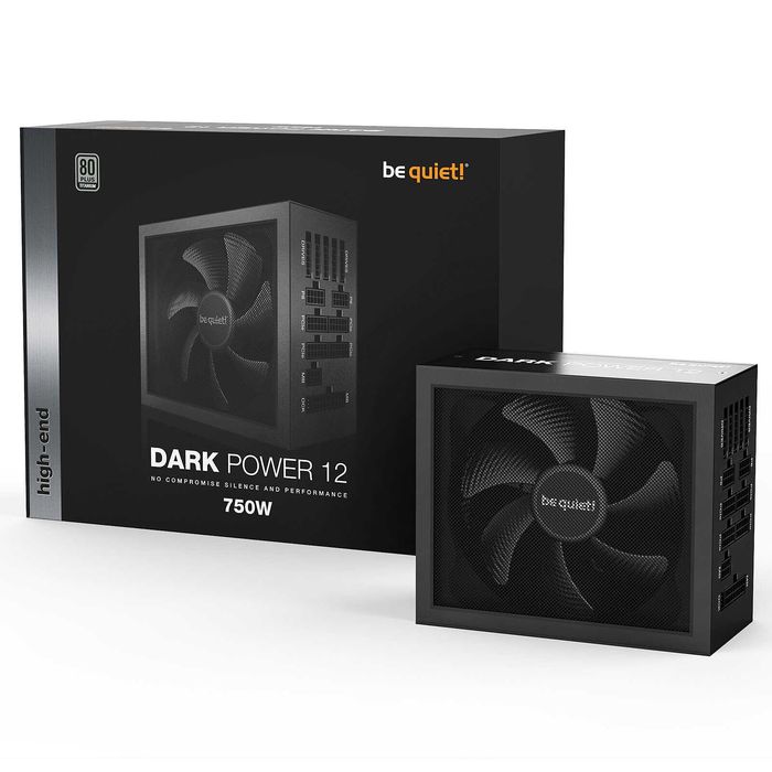 Чисто ново захранване be quiet! Dark Power 12 750W BN314 - 36 месеца гаранция, 5 бр.