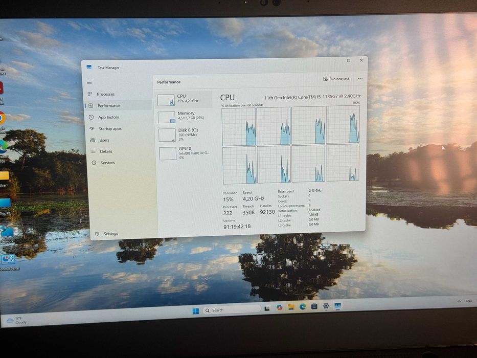 Лаптоп Lenovo ThinkPad T14s Gen 2 14"/intel i5-1135G7/ 16GB/256GB NVME/FULLHD