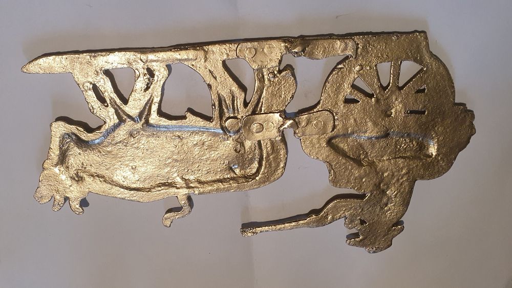 Placa turnata antica/colectie