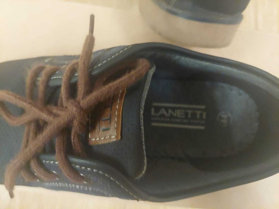 Pantofi  barbat Lanetti MYL8486-1 Cobalt Blue