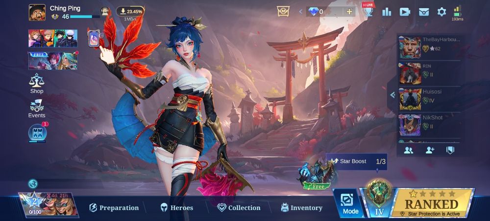 Аккаунт Mobile Legends