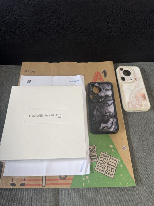 КАТО НОВ 512GB Huawei Pura 70 Ultra А1 Гаранция 2026г. Green