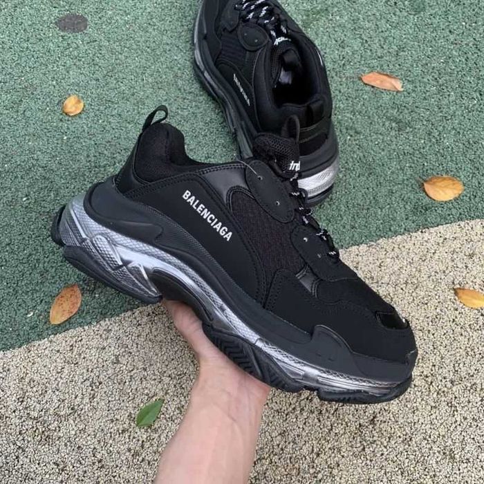 Balenciaga Triple S - Black/Dark Green/Dark Grey