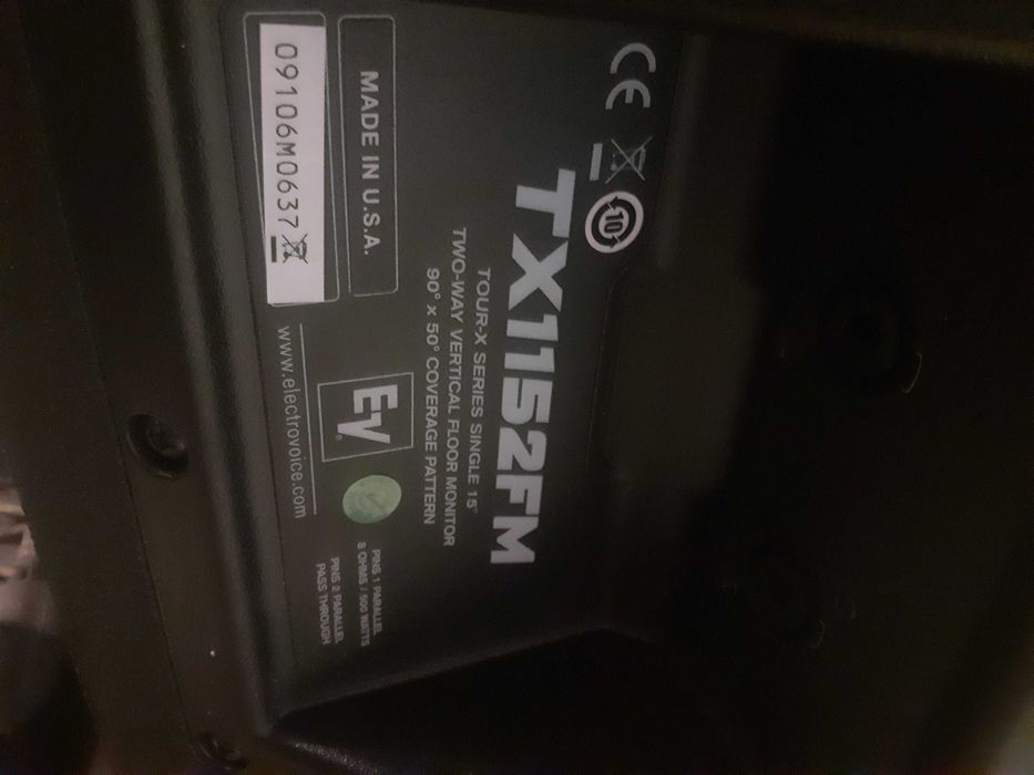 Мониторна колона electrovoice TX1152FM