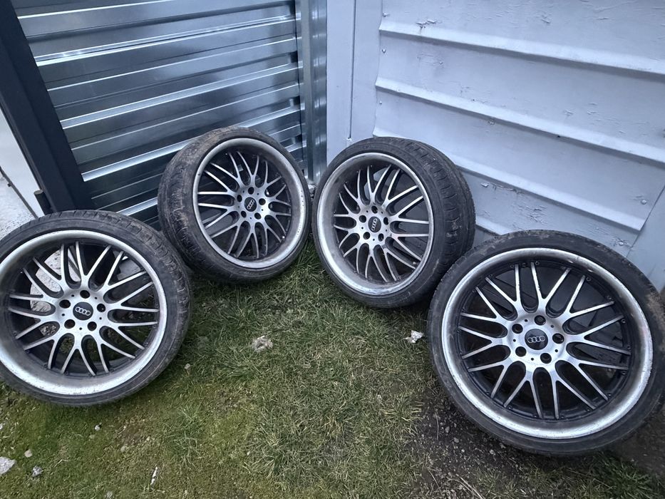 Джанти с гуми 19-ки 5x112 8.5j et35 mercedes/audi/vw