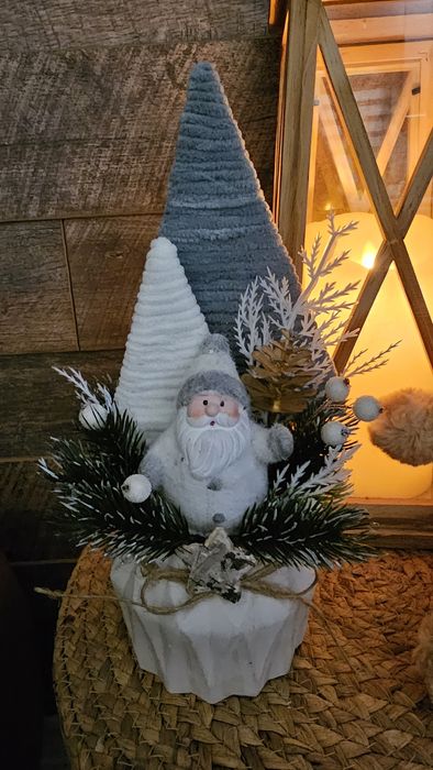 Коледни керамични  кашпи