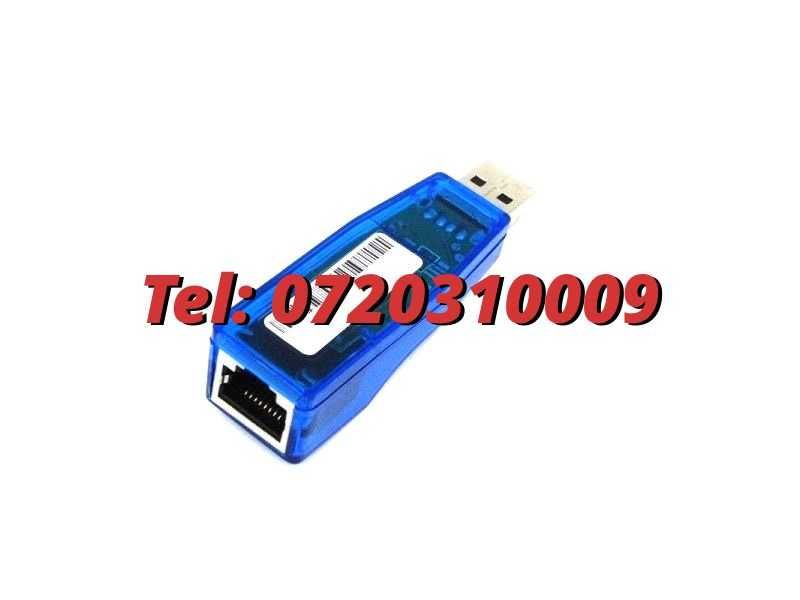 Placa Retea Externa Usb La Rj45 Mac 10100 Mbps