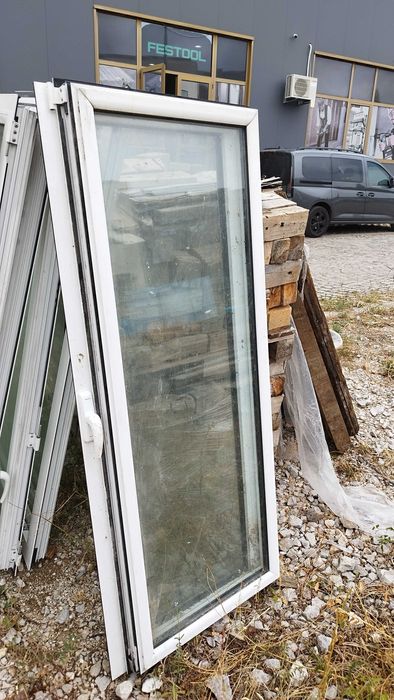 Алуминиеви крила от прозорци без каса - дограма прозорец 116/164 см