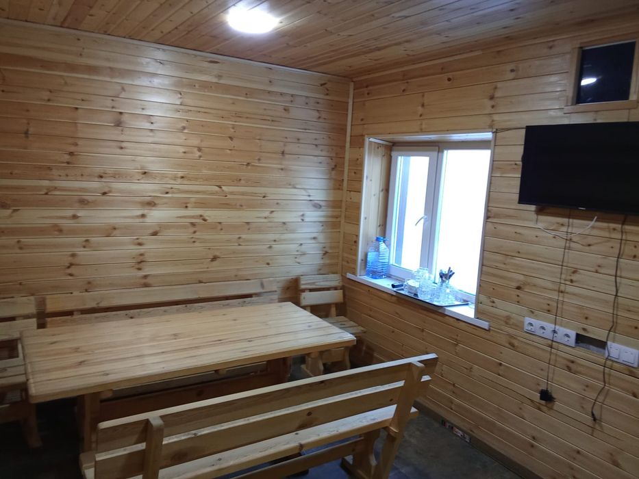 Семейная баня на дровах