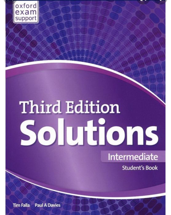 Solutions THIRD EDITION student’s book+workbook Elementary intermediat
