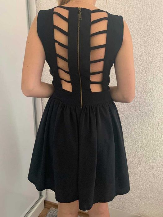 Дамска черна рокля