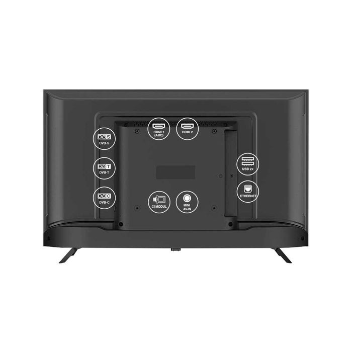 Нов безрамков лед телевизор NEXT YE-32020GFSG4 32"  HD Android