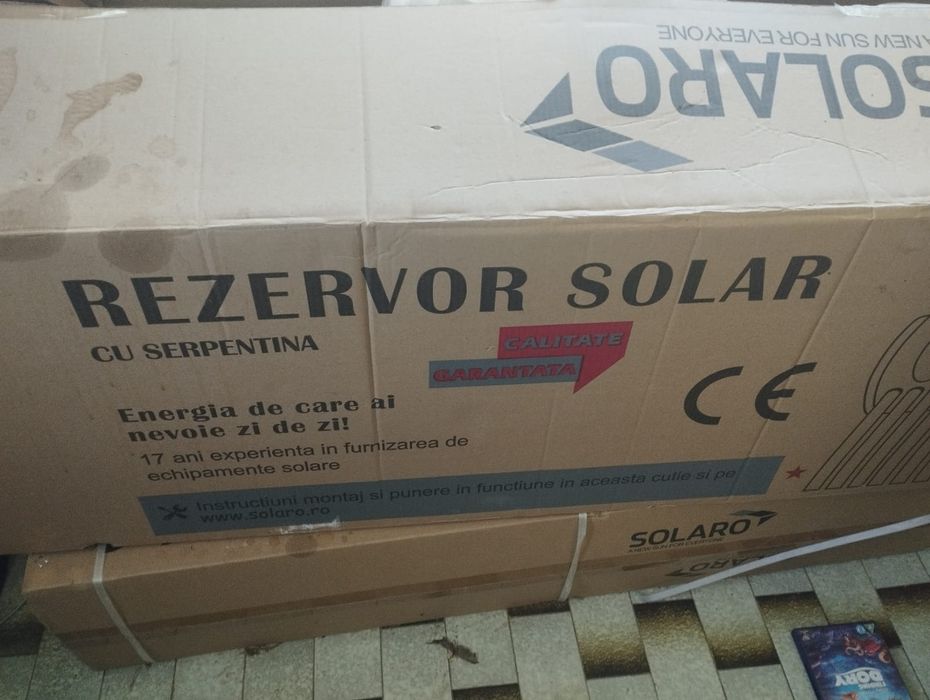 Panou solar presurizat apă caldă inox  180 L cu schimbător de căldură