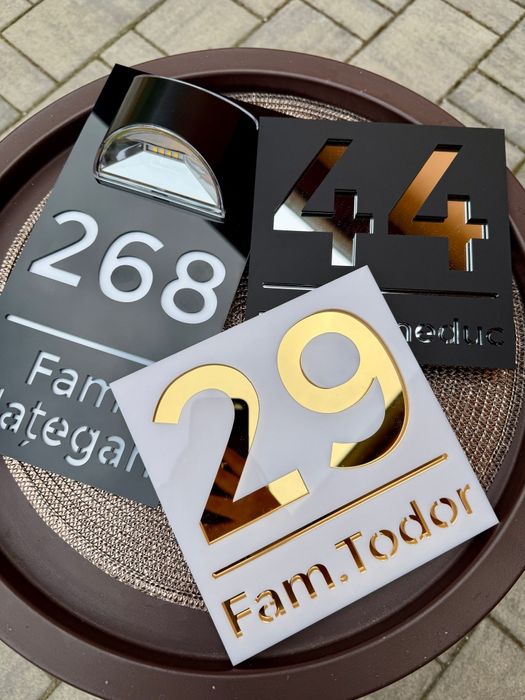 Numere de casă personalizate