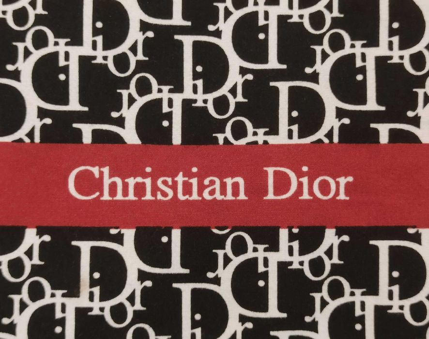 Tricou Christian Dior Letters Black&Red