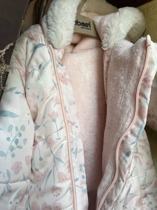 Зимний комбенизон фирменный 3-6 месяца