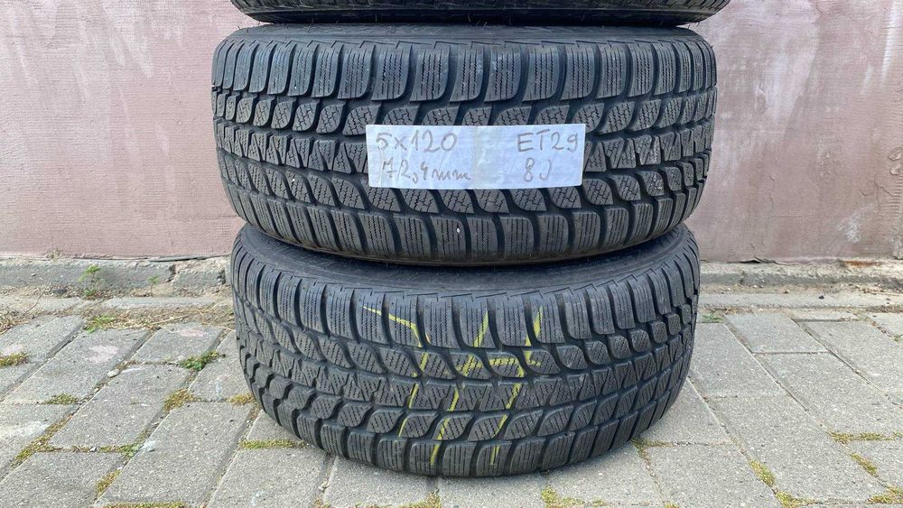 jante alu bmw 5x120 usor concave 8j  et 29 cu anv iarna 225 45 17