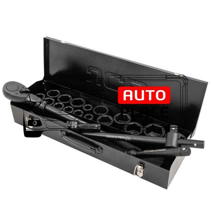 Гедоре с ударни вложки 21 части 3/4“ 6-стенно JCB