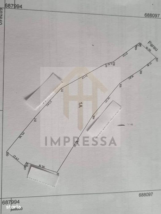 Se vinde teren intravilan Burdujeni str Mioritei loc de basm părău