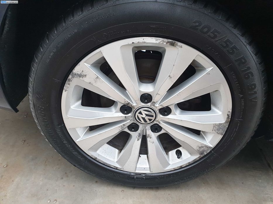 Set 4 Jante Janta Roata Roti Aliaj 205 55 16 R16 Volkswagen Touran 1T1 1T2 1T3 2003 - 2015 [K9852]